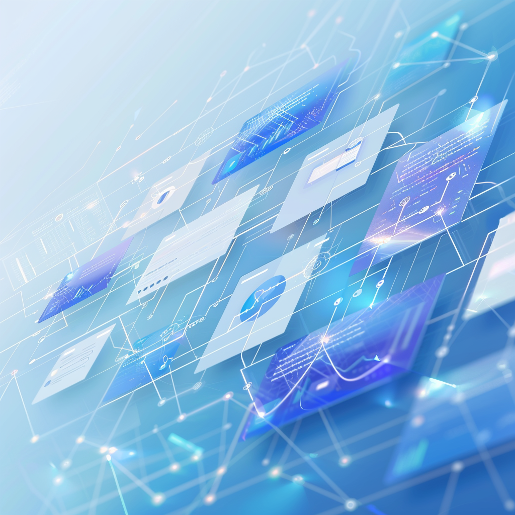Full-stack web and mobile platform illustration