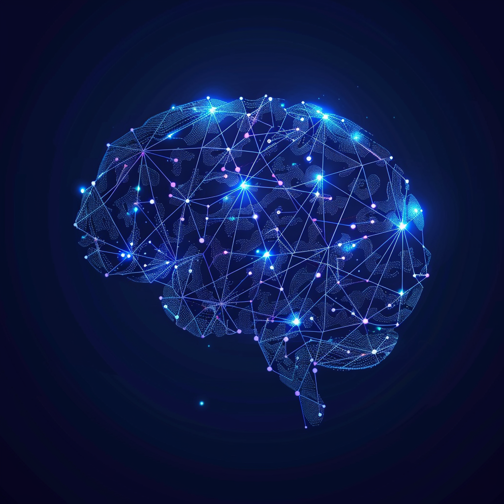 AI neural network illustration